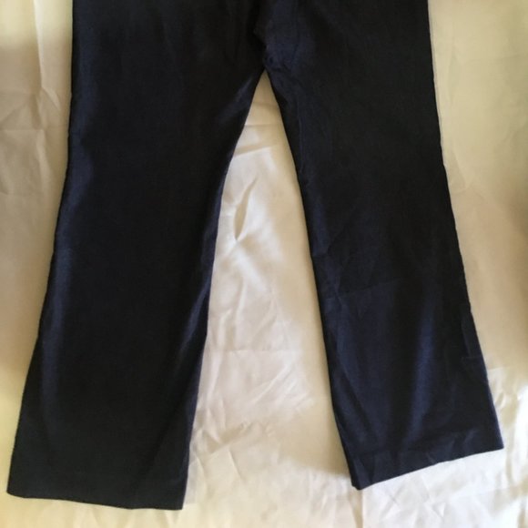 Isaac Mizrahi For Target Dress Pants - Wide Leg - Navy Blue - Women Size 12 - Picture 2 of 7